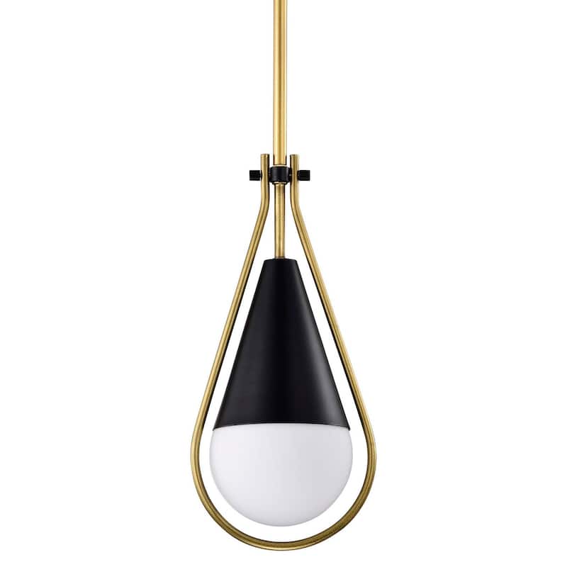 Nuvo Lighting 60/7903 Admiral 10" Wide Pendant with Shade - Matte Black