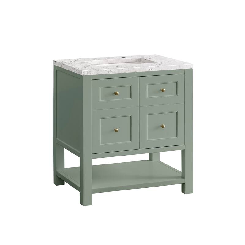James Martin Vanities Breckenridge 30" Single Vanity, Smokey Celadon
