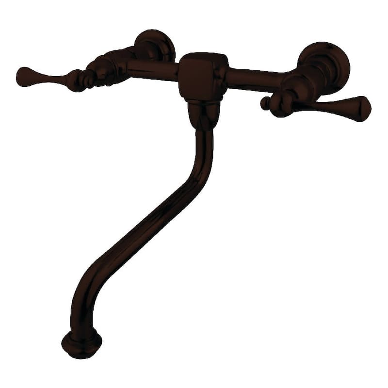 Kingston Brass Heritage 1.2 GPM Wall Mounted Bathroom Faucet -