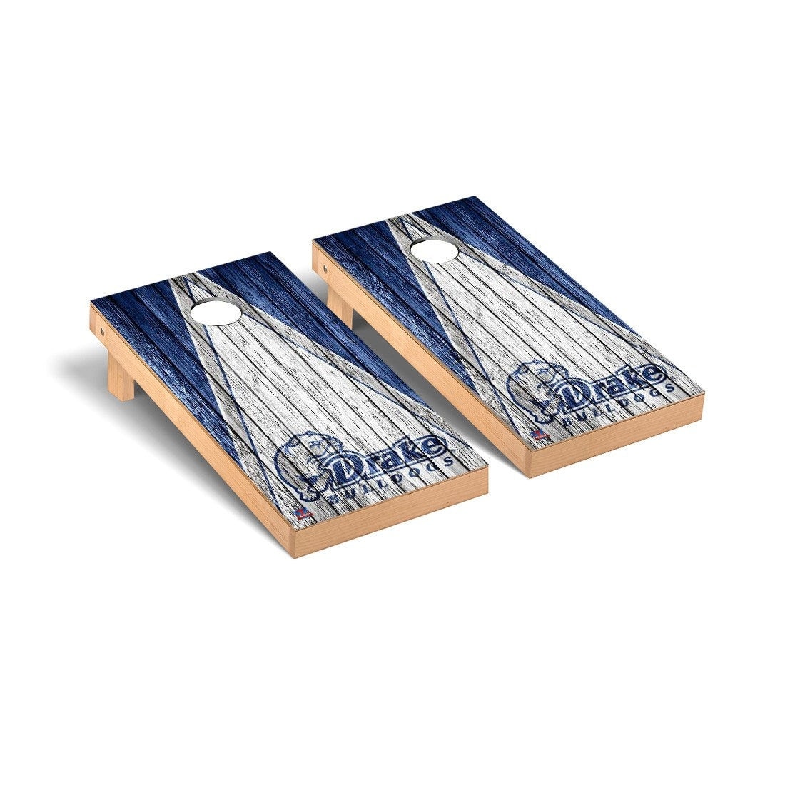 Drake Bulldogs Triangle Cornhole Board Set