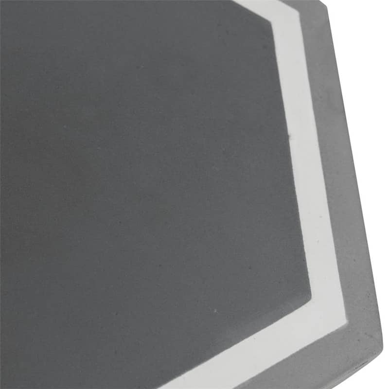 Merola Tile Cemento Hex Holland Passage Encaustic 7.86" x 9" Cement Handmade Floor and Wall Tile