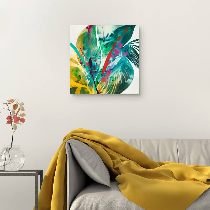 Palm Leaves by K. Nari Canvas Art Print