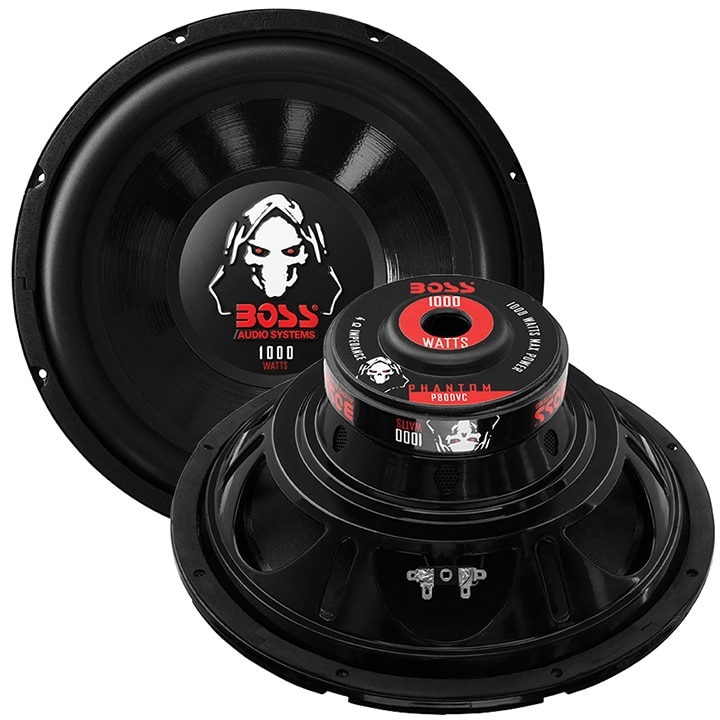 BOSS Audio P80DVC 1000 Watt, 8 Inch, Dual 4 Ohm Voice Coil Car