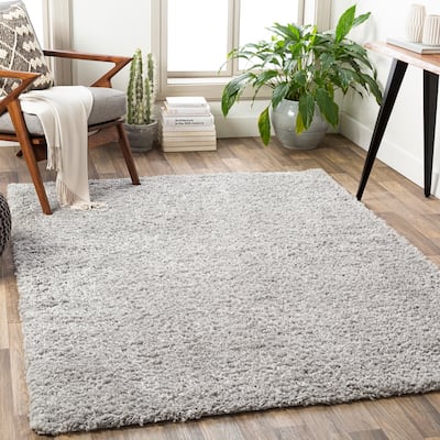 Livabliss Penny Solid Shag Area Rug