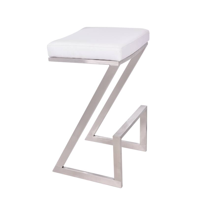 Armen Living Atlantis 26-inch Backless Counter Height Stool
