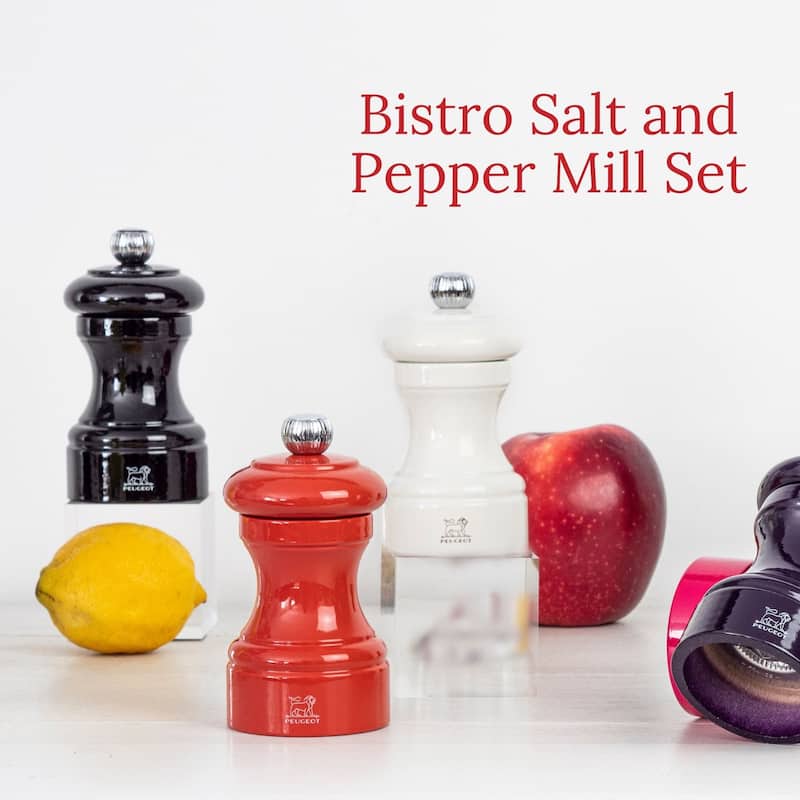 Peugeot Bistro Pepper and Salt Mill Set - 10cm - 4in.