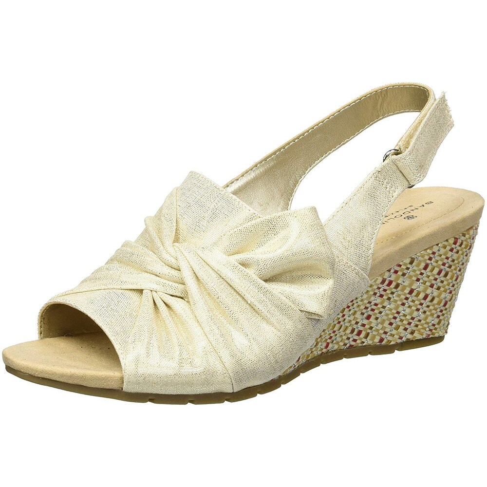 bandolino gold sandals