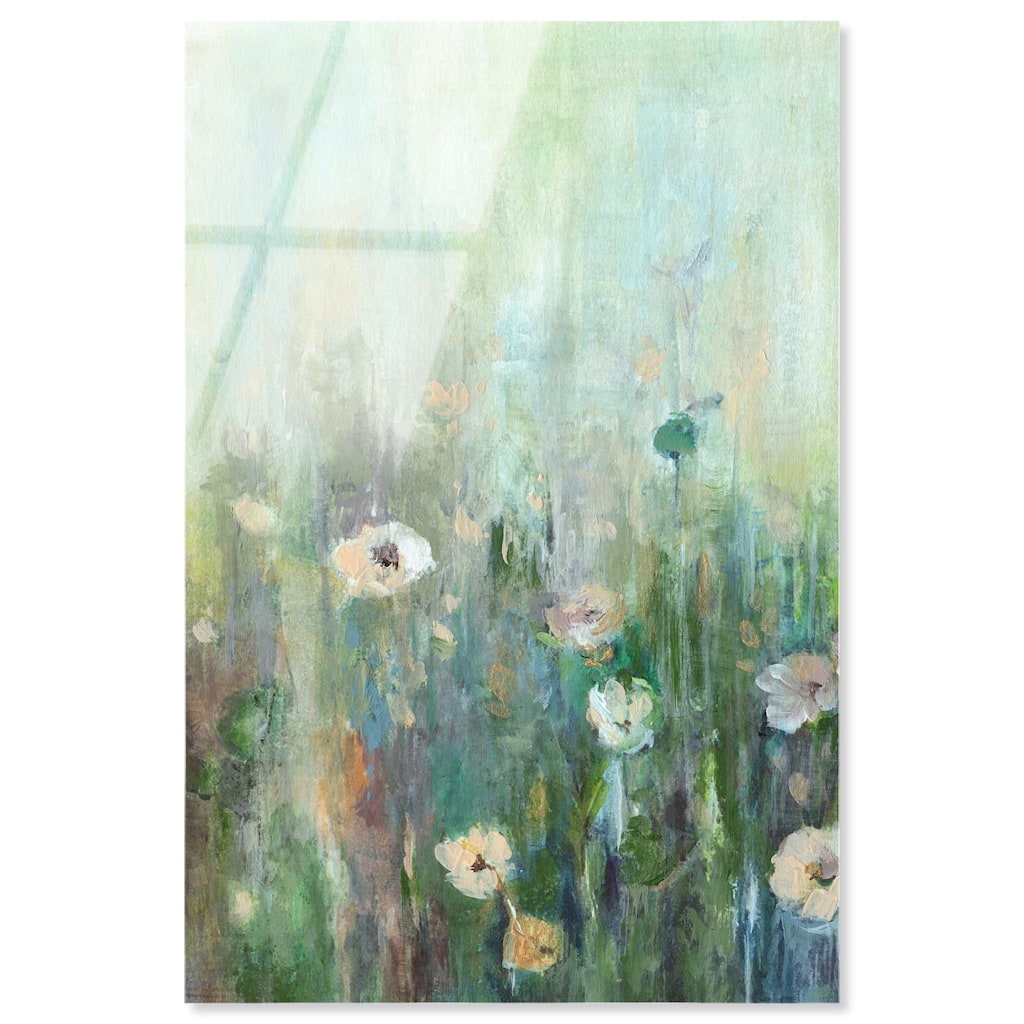 Harmony Green I Acrylic by Art Remedy, Ready to Hang