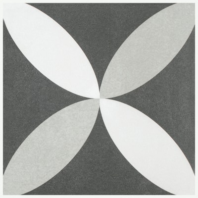 Merola Tile Twenties Petal 7-3/4" x 7-3/4" Ceramic Floor and Wall Tile