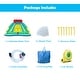preview thumbnail 10 of 8, Gymax Inflatable Mighty Water Park Bouncy Splash Pool Climbing Wall w/