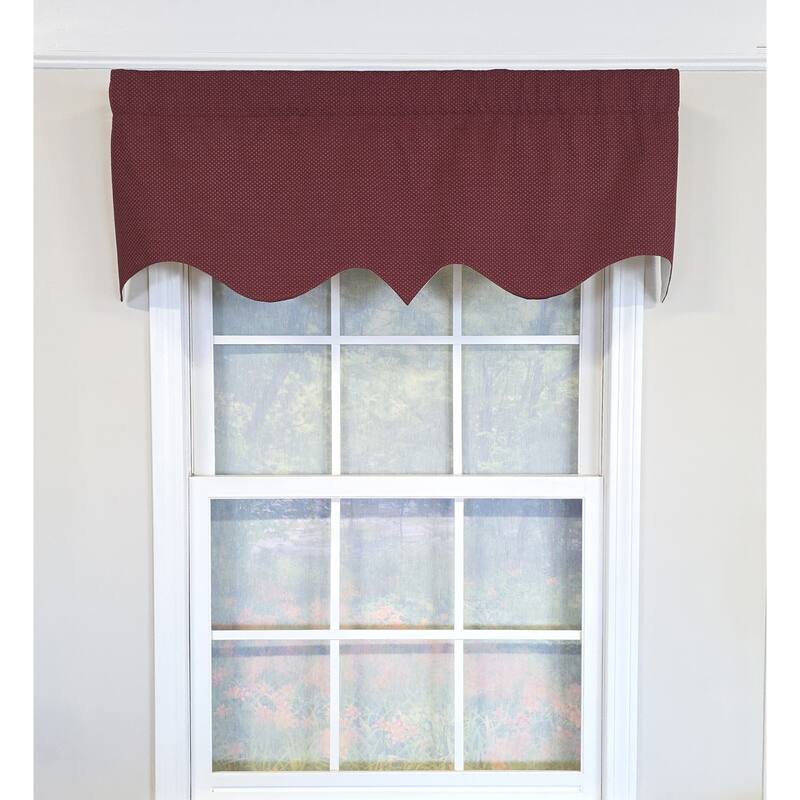 RLF Home Basket Weave Regal Valance