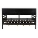 preview thumbnail 11 of 34, Full Size Daybed Platform Bed with 2 Storage Drawers and Headboard