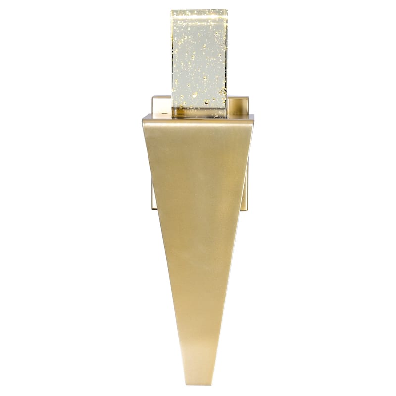 Catania LED Integrated Satin Gold Wall Light - Satin Gold