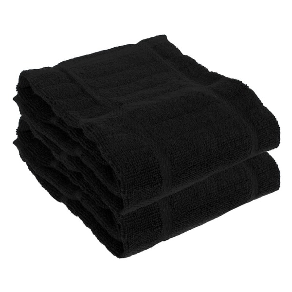 All-Clad 2-Piece Solid Kitchen Towel Set - Black