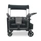 preview thumbnail 2 of 8, W4 Elite Quad Stroller Wagon-Charcoal Gray