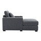preview thumbnail 42 of 58, Modern Style Chaise Lounger Sofa Couch ,with Pillows, Charge Station & Cup Holders