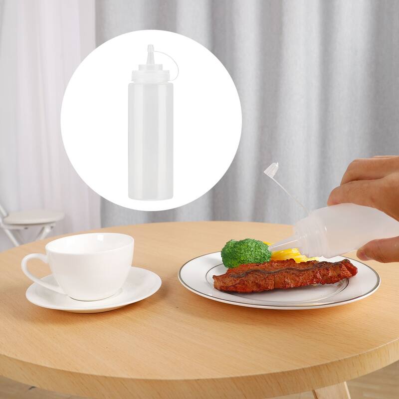 Squeeze Bottle Vinegar Dressings Condiment Dispensers 8oz - 240ml/8oz