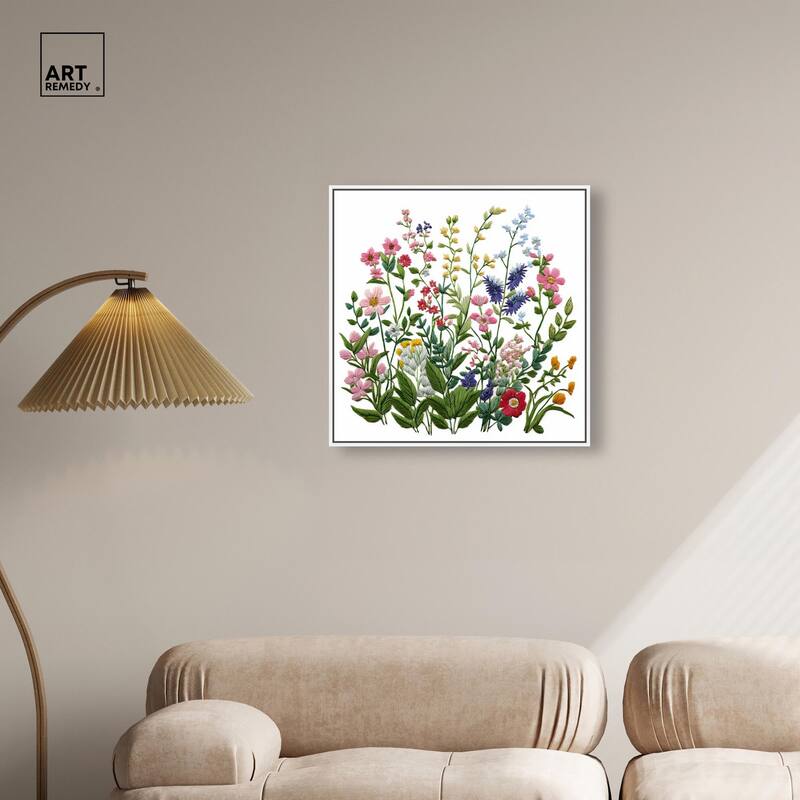 Wildflower Patch II Canvas by Art Remedy