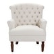 preview thumbnail 26 of 28, Corvus Sidmouth Tufted Fabric Oversized Club Chair