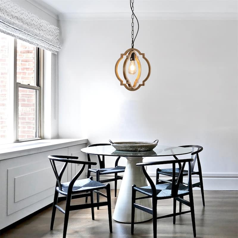 Farmhouse Chandelier, Retro Country Dining Room Lamp, Bulb Not Included