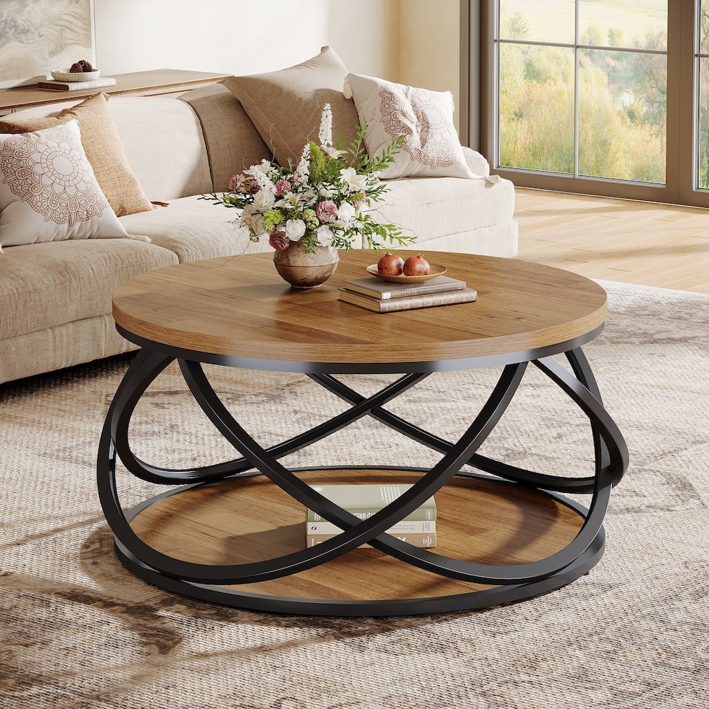 2-tier Round Coffee Table