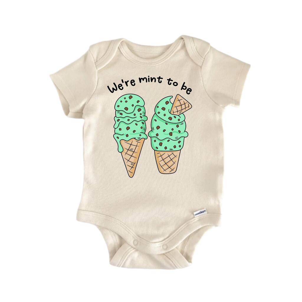 We're Mint Best Friends Bff Bestie Valentine's Day - Baby Boy Girl Clothes Bodysuit