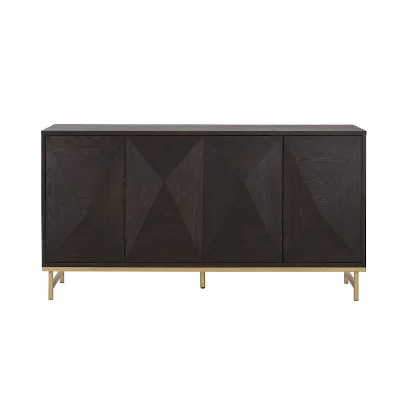 Christopher Knight Home - Tobias Wide Sideboard Buffet Cabinet for Stylish and Functional Storage