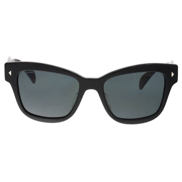 Shop Prada Pr 29rsf 1ab1a1 Black Cat Eye Sunglasses 53 18 140 Free Shipping Today Overstock 19881333