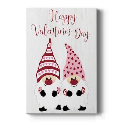 Valentines Gnomes Premium Gallery Wrapped Canvas - Ready to Hang