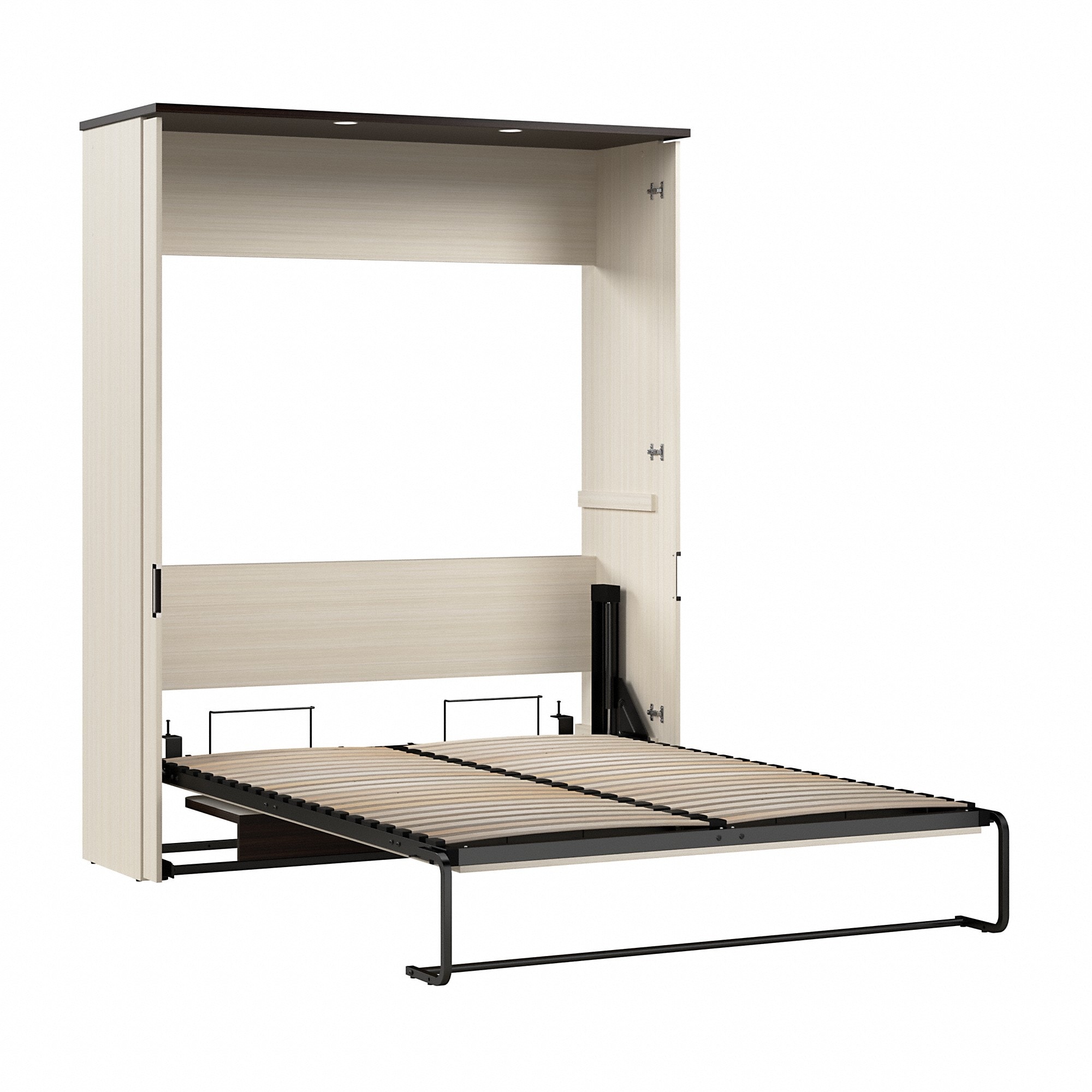 Bestar lumina double wall shop bed with desk