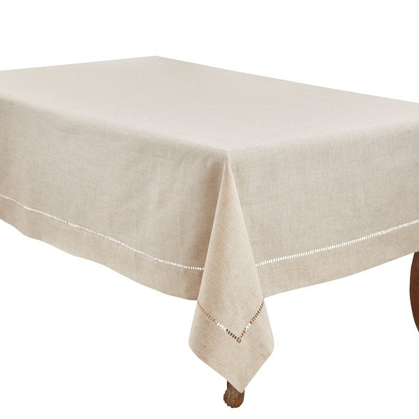 slide 2 of 3, Toscana Linen Blend Tablecloth 65 x 104