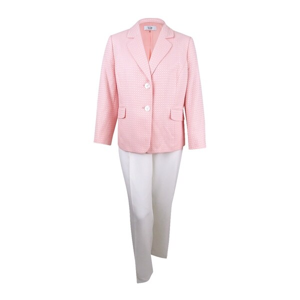 ivory pant suit plus size