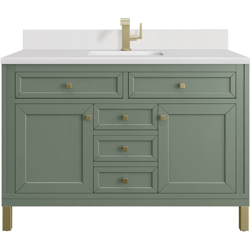 James Martin Vanities 503-V48-1WZ Chicago 48" Free Standing Single - Smokey Celadon
