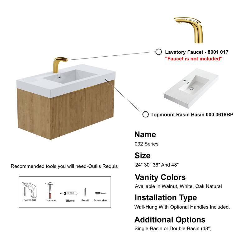 Dillon 36" Single Vanity Set