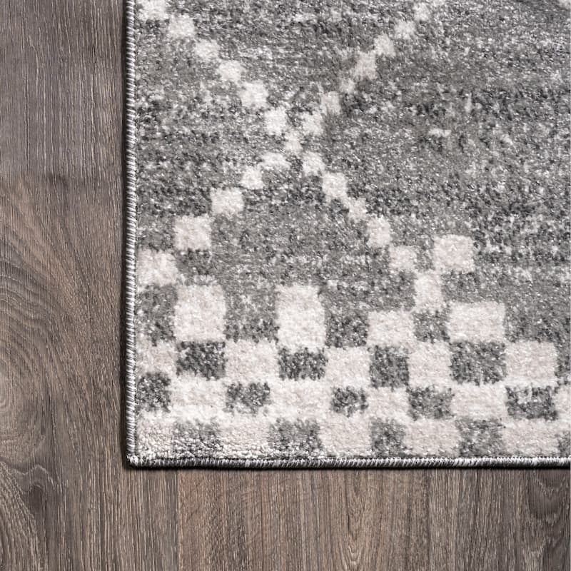JONATHAN Y Ifrane Moroccan Modern Diamond Area Rug