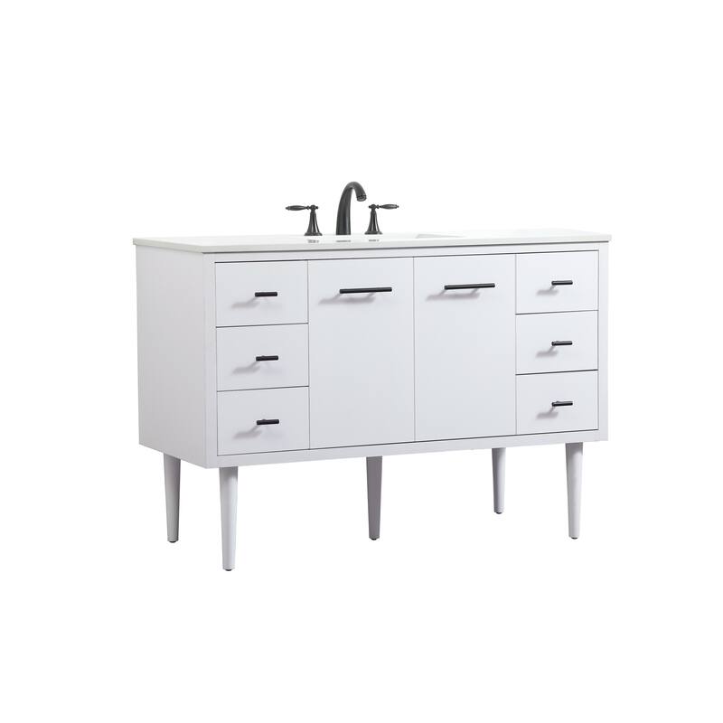 Fern 36 - 48 Inch Single Bathroom Vanity