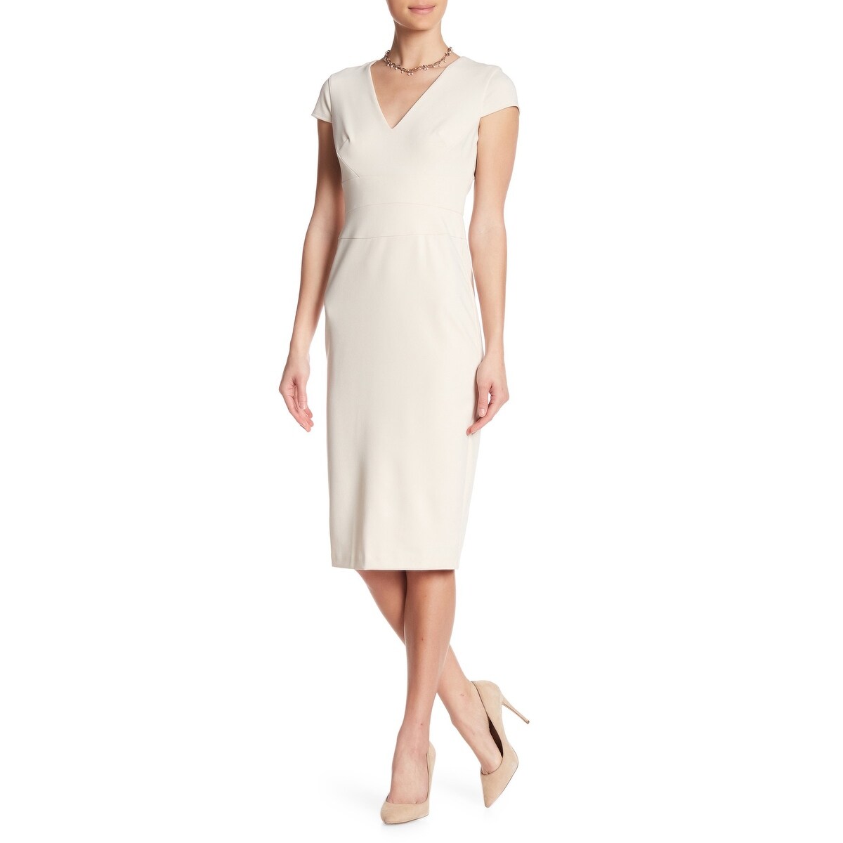 donna morgan white dress