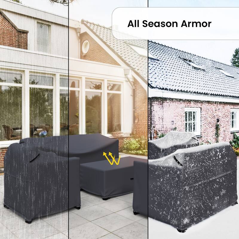 Forever Patio Outdoor Seating Group 5 piece Furniture Cover - 32 x 76 x 26