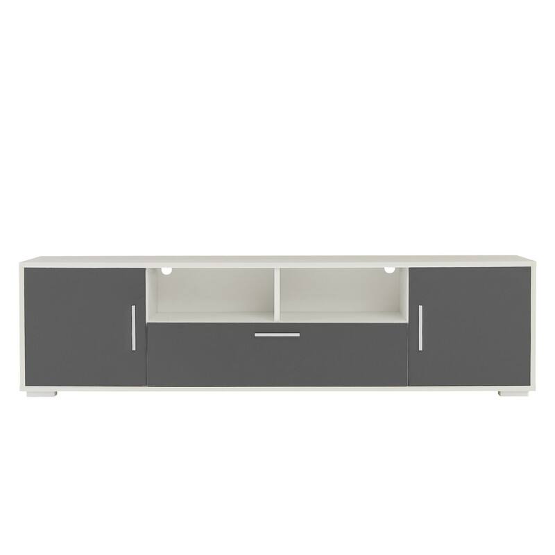 TV Stand for TVs Up to 65+,LED TV Stand for Living Room,TV Console Cabinet with Shelves