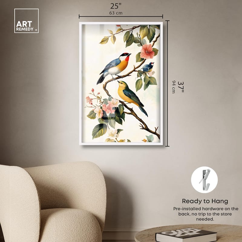 Colorful Perch Shadowbox by Art Remedy