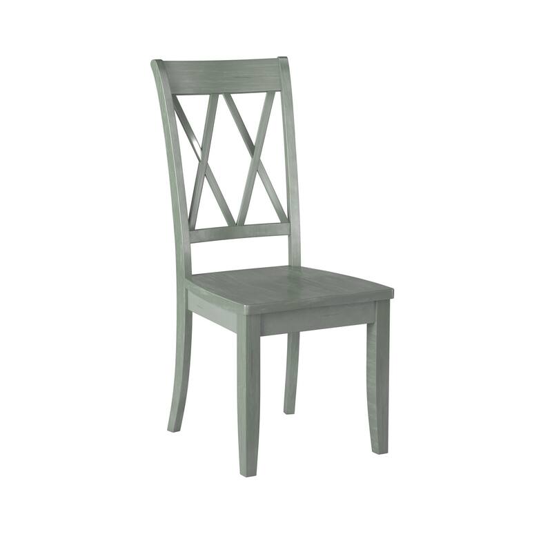 Wooden Dining Chairs Set of 2, Farmhouse Kitchen Chair with Wood Legs