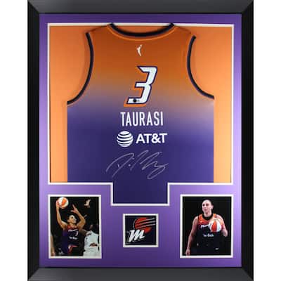 Diana Taurasi Autographed Phoenix Mercury Signed Fanatics Basketball Framed Jersey Beckett COA - 8' x 11'