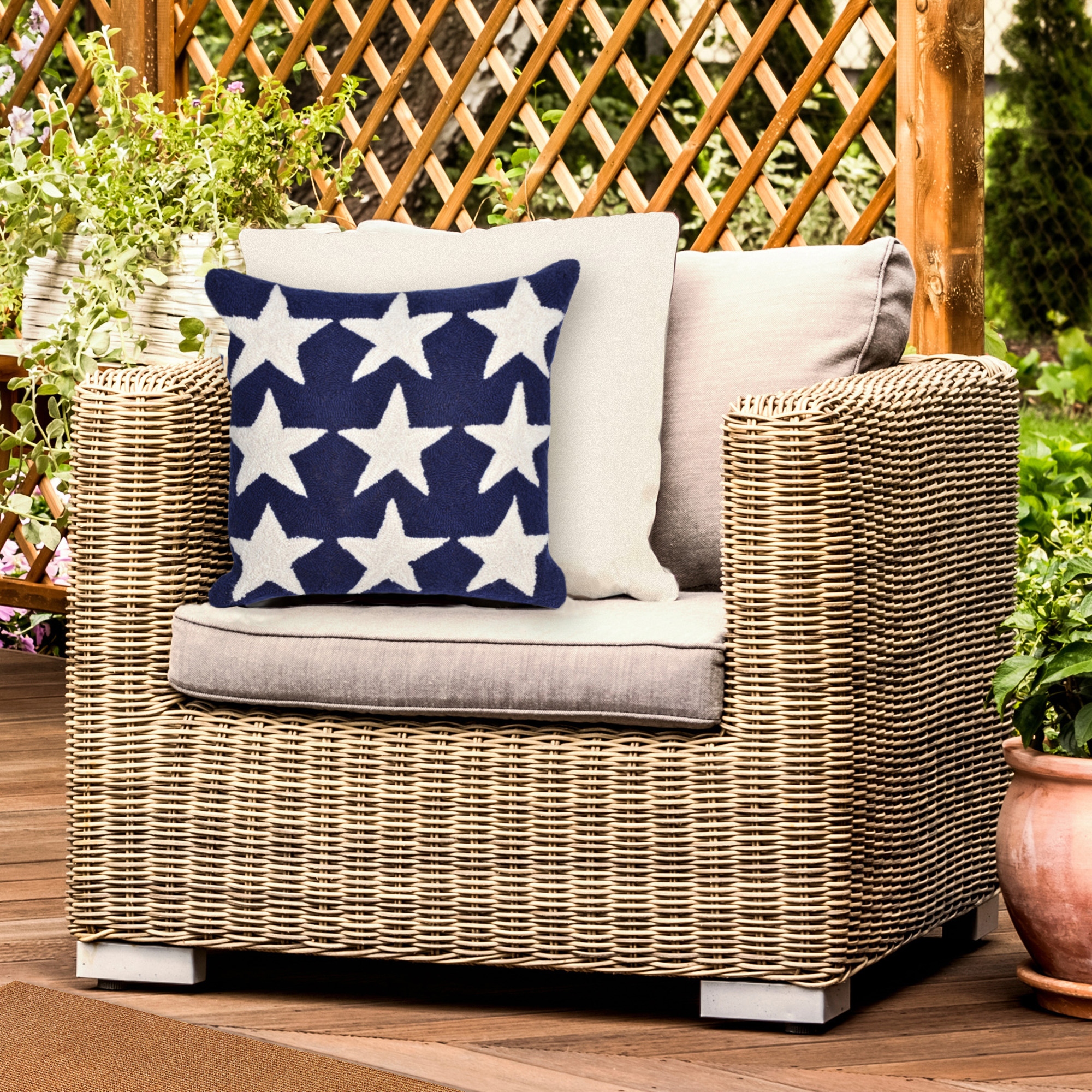 4th of july outdoor pillows clearance