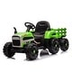 preview thumbnail 23 of 52, Ride on Tractor with Trailer, 24V Battery Powered Electric Tractor Toy, Remote Control, MP3, Bluetooth
