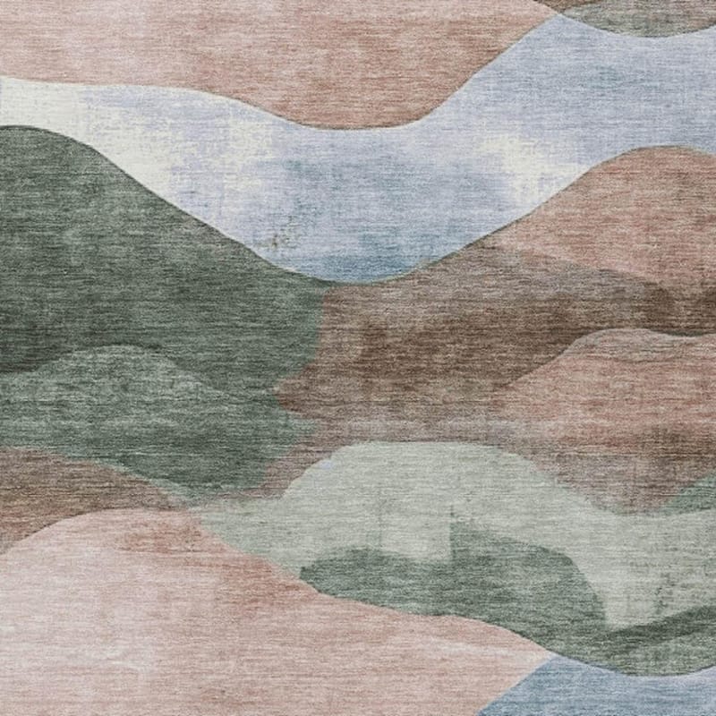 HomeRoots Abstract Transitional Rectangle Outdoor Rug