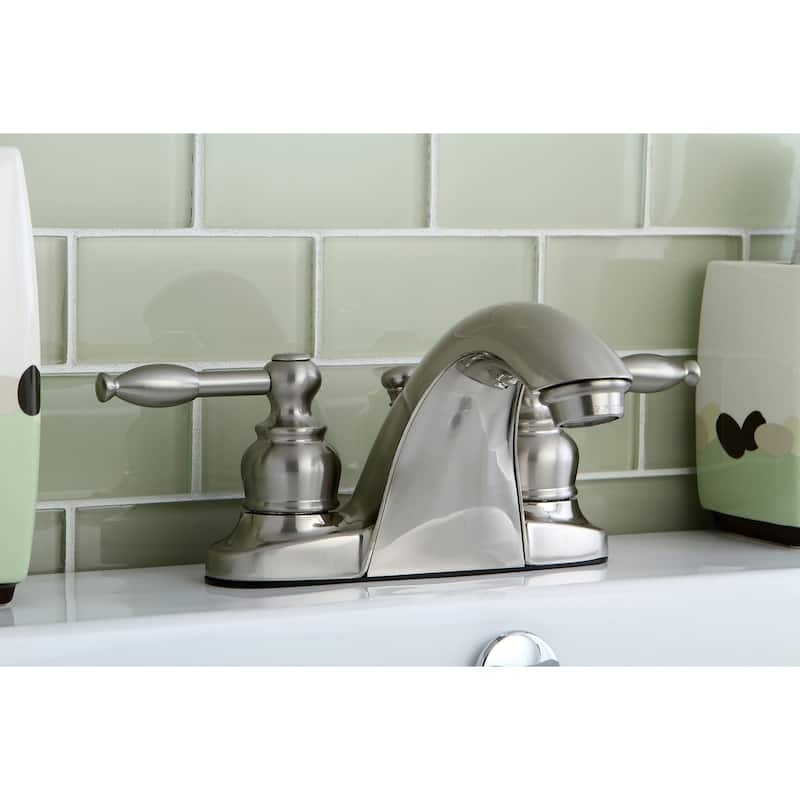 Kingston Brass 1.2 GPM Centerset Bathroom Faucet with Pop-Up Drain