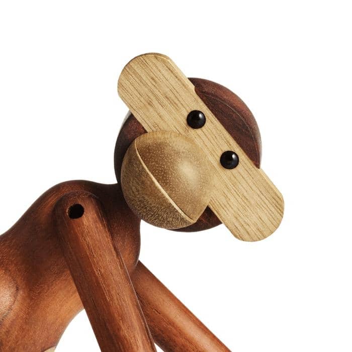 Kay Bojesen Monkey, Teak/Limba, Small - H: 7.3"