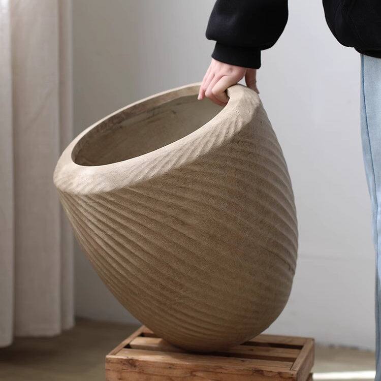 RusticReach Comtemporary Swirl Planter