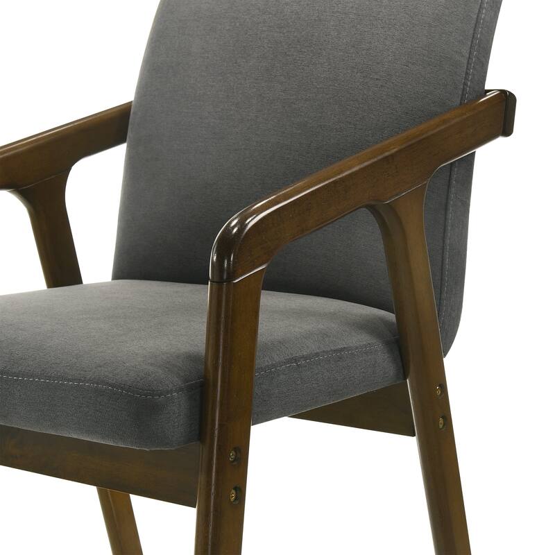 CraftPorch Simple Rustic Upholstered Dining Chair (Set of 6)