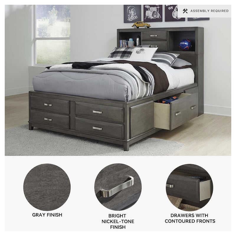Signature Design By Ashley Caitbrook Storage Bed with 8 Drawers